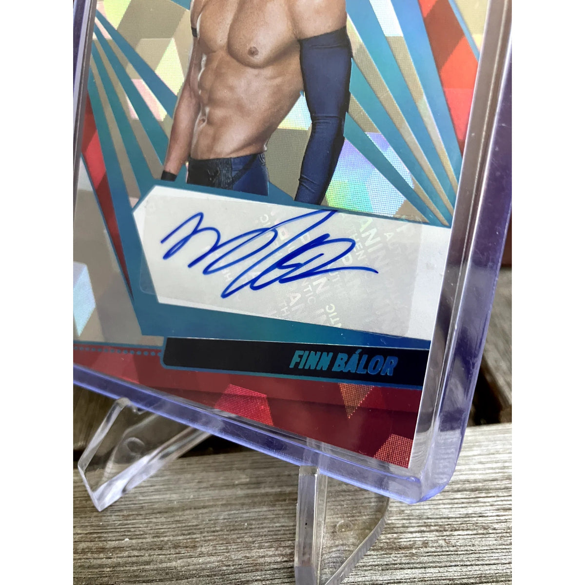 AUTO CUBIC PARALLEL PACK FRESH NEW 2022 PANINI REVOLUTION WWE FINN BALOR #13/49