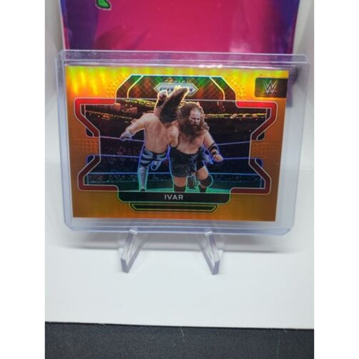 Ivar 2022 WWE Panini Prizm Orange #/99 Viking Raiders NXT Raw Smackdown