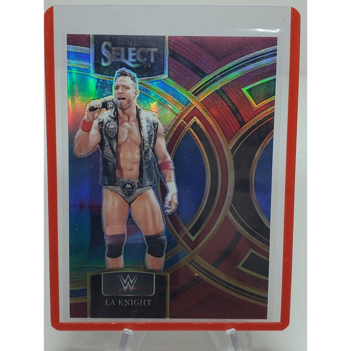 2024 Panini Select WWE - Premier Level LA Knight #170 Maroon Prizm /149