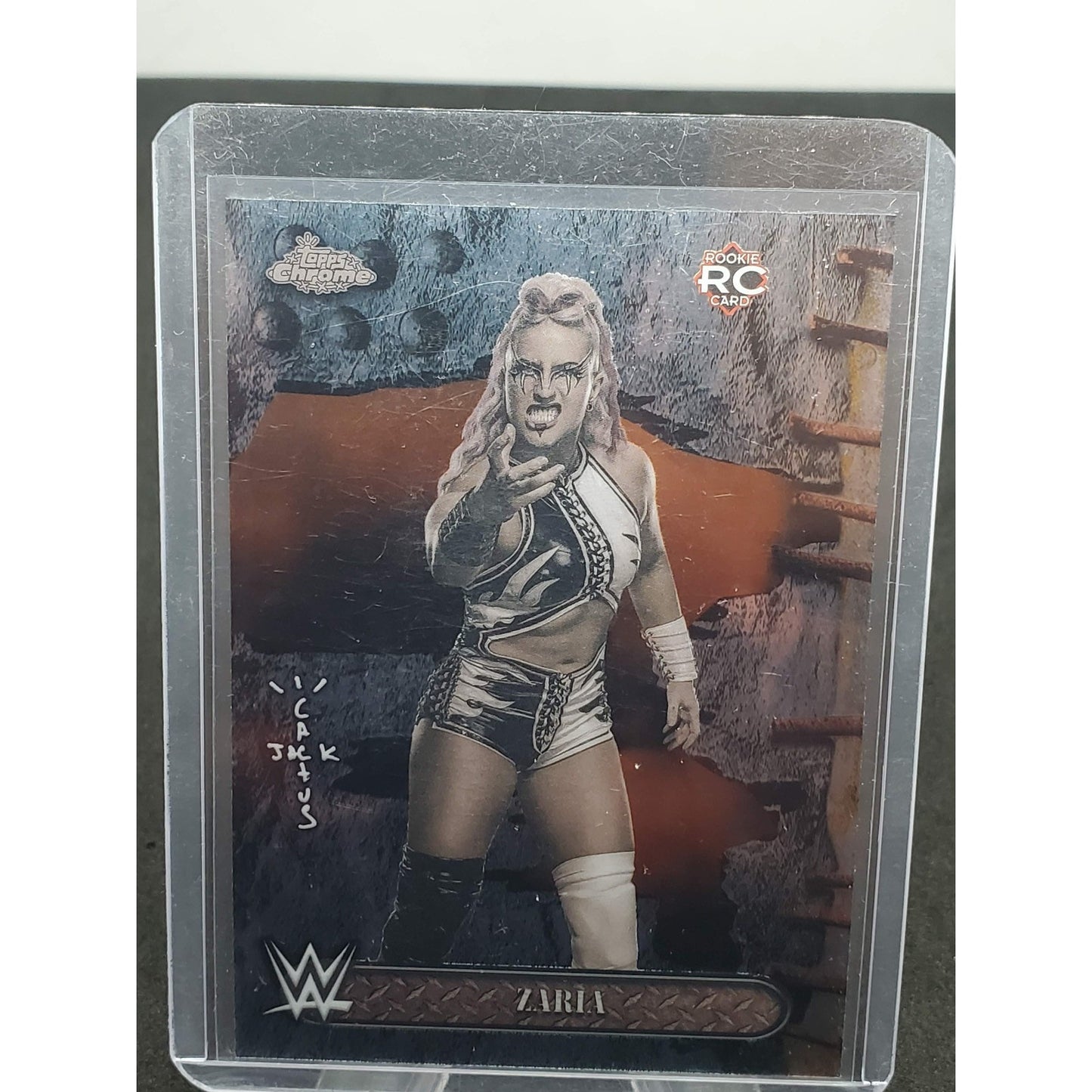 2025 Topps Chrome WWE X Cactus Jack - Zaria, Zaria #95 (RC)