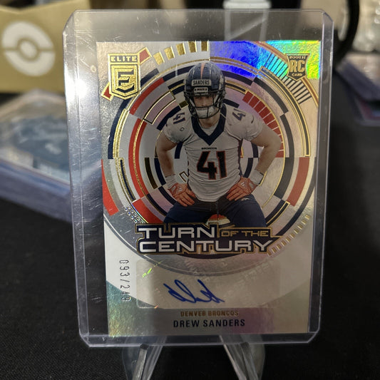 2023 DONRUSS ELITE TURN OF THE CENTURY AUTO Drew Sanders RC /249 Pack Fresh New