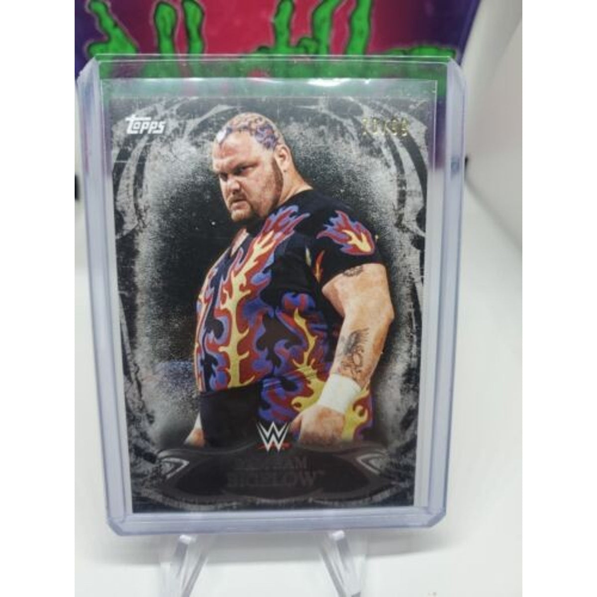 2015 Topps WWE Undisputed Black #93 Bam Bam Bigelow #/99 SP HOF