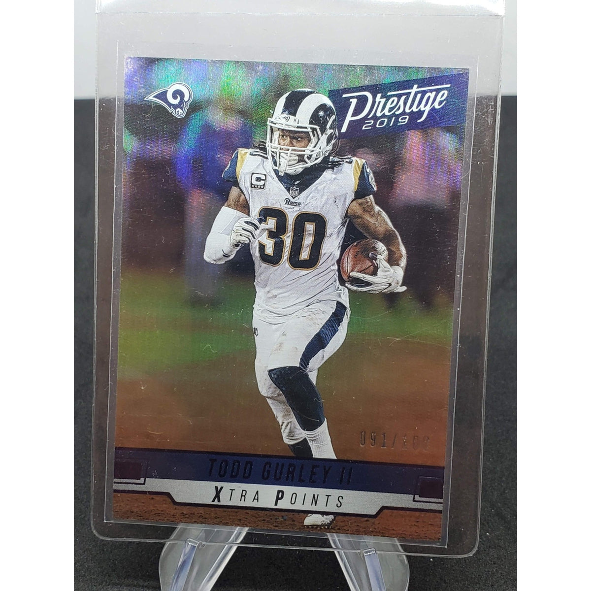 2019 Panini Prestige - Todd Gurley II #167 Xtra Points Purple /100