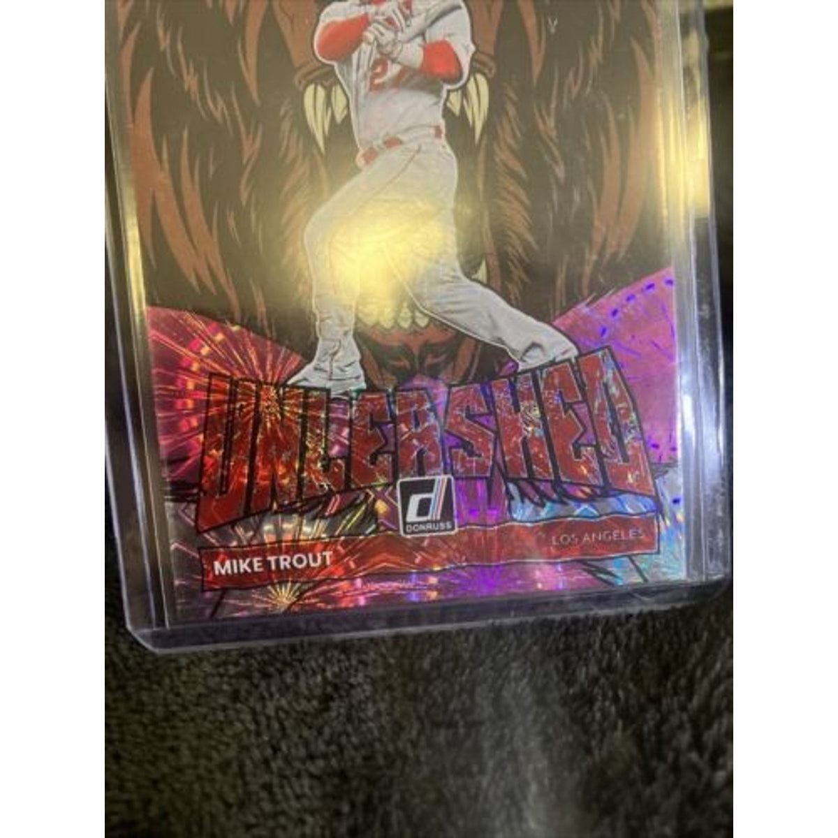 2022 Donruss Unleashed Pink Fireworks Mike Trout Los Angeles Angels - Pack Fresh