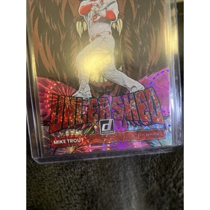2022 Donruss Unleashed Pink Fireworks Mike Trout Los Angeles Angels - Pack Fresh
