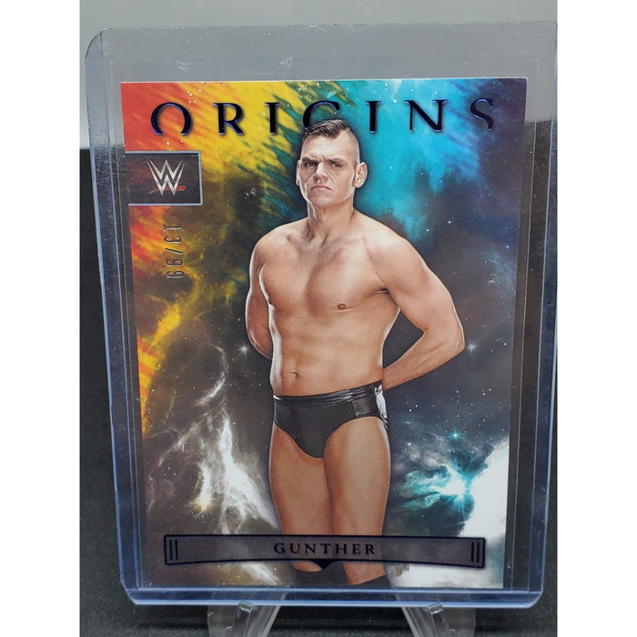 2023 Panini Chronicles WWE Gunther Origins #/99 Parallel