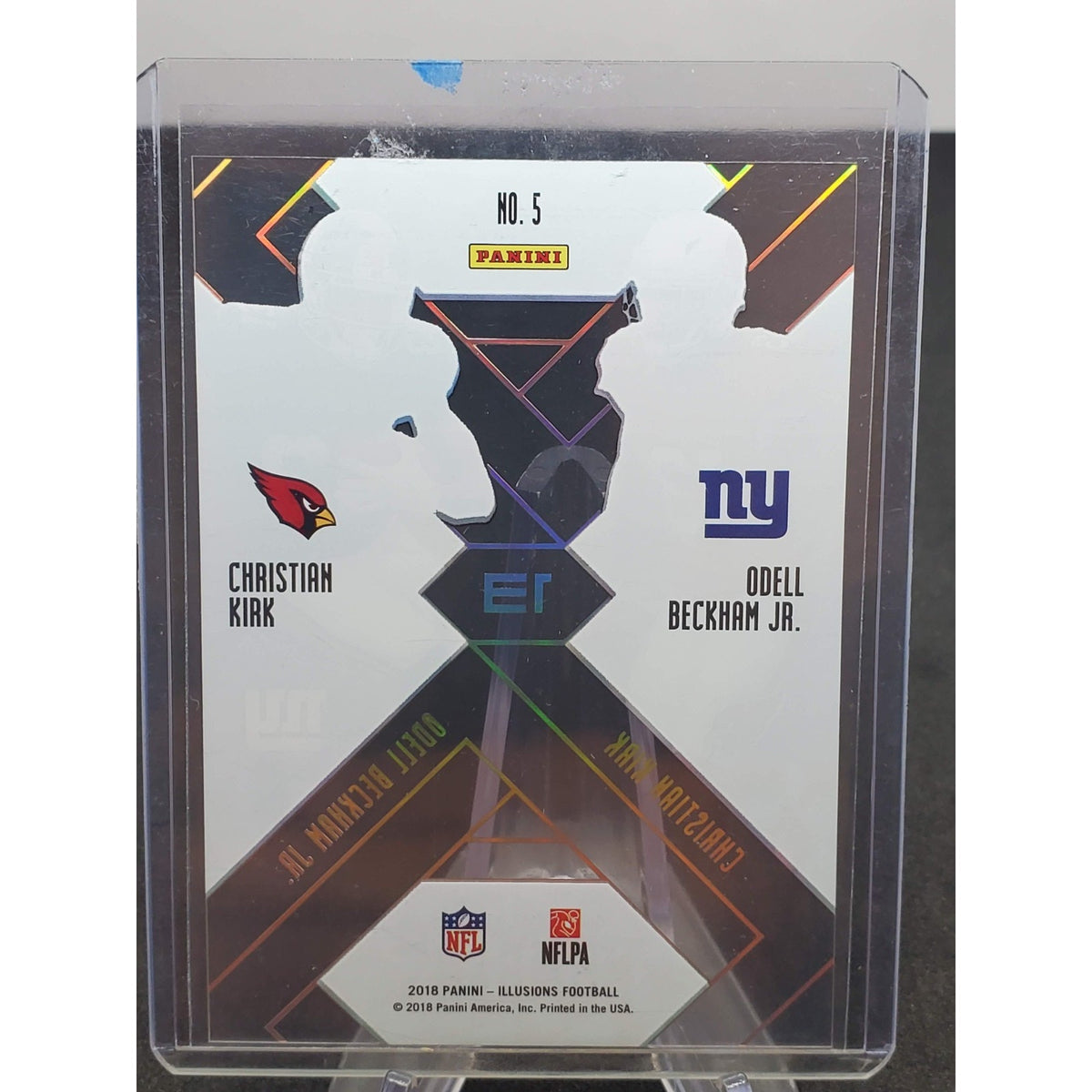 2018 Panini Illusions - Matching Numbers Odell Beckham Jr., Christian Kirk #5...