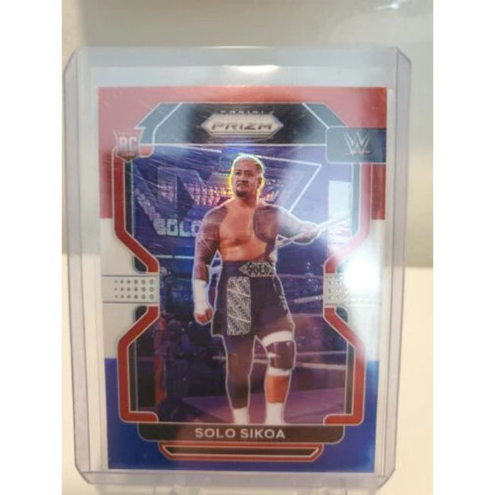 Rookie Card Red White Blue Prizm NM-MINT 2022 WWE Panini Prizm #114 Solo Sikoa