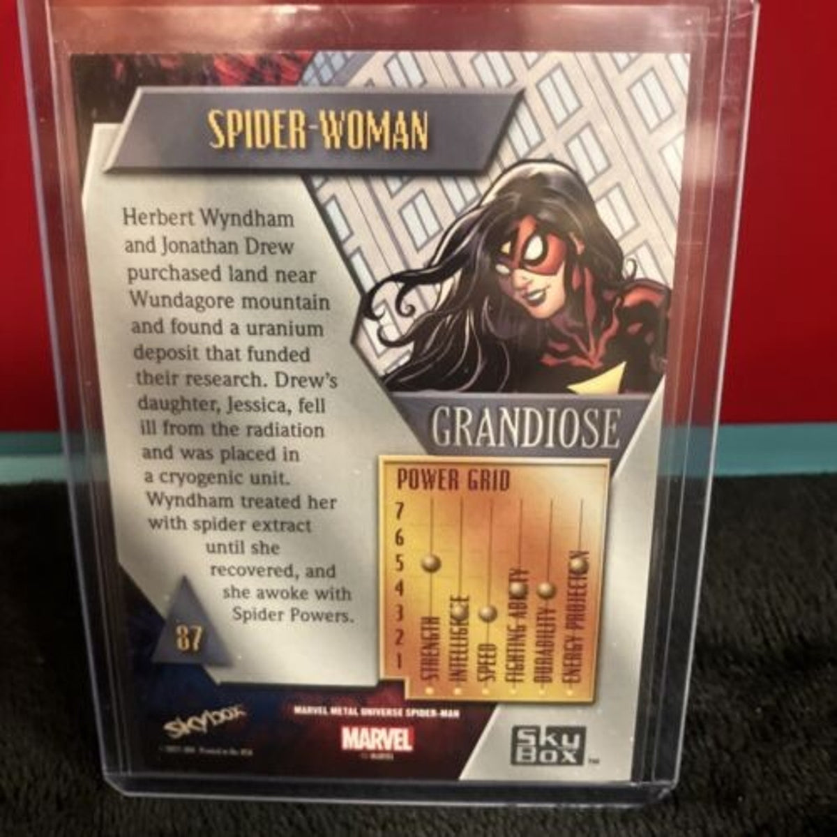 Skybox Marvel Metal Universe Spider Woman 2021 #87 GRANDIOSE! Pack Fresh New
