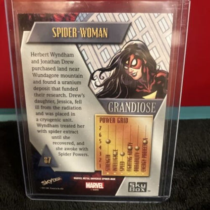 Skybox Marvel Metal Universe Spider Woman 2021 #87 GRANDIOSE! Pack Fresh New