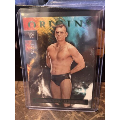 2023 Panini Chronicles WWE - Gunther Origins Green Parallel /75 - Pack Fresh