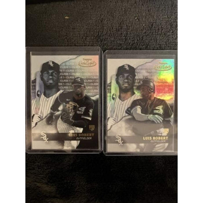 2020 Topps Gold Label LUIS ROBERT Rookie Class 1 and 2 #79 Both Rookie Cards New