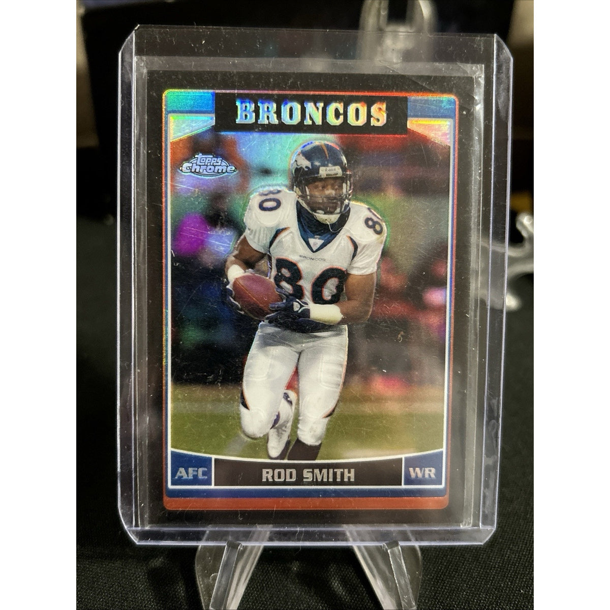 2006 Topps Chrome Black Refractor /199 Rod Smith #25 /