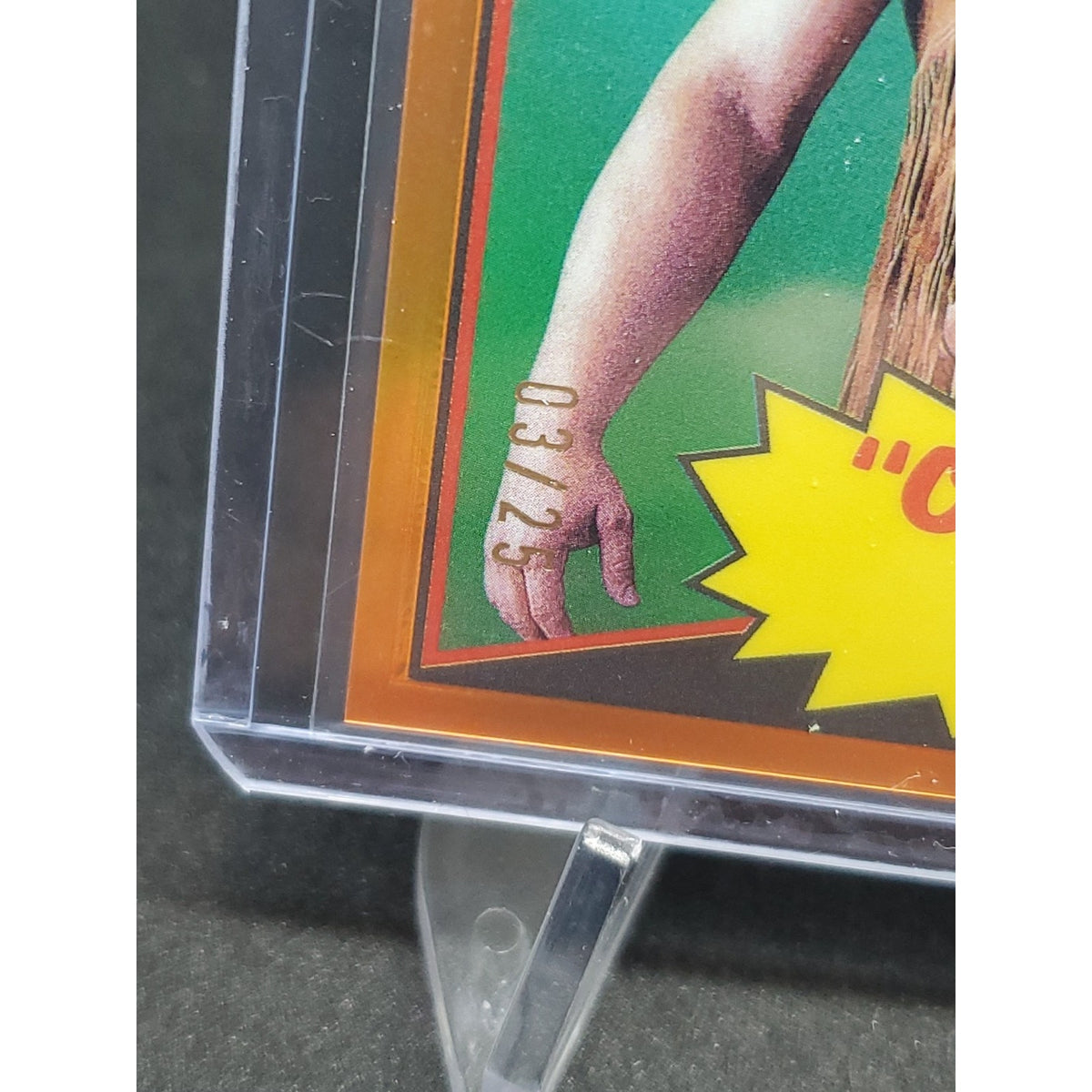 2025 Topps Chrome WWE Cowboy BOB ORTON 1985 Legends Orange Refractor /25 Sp