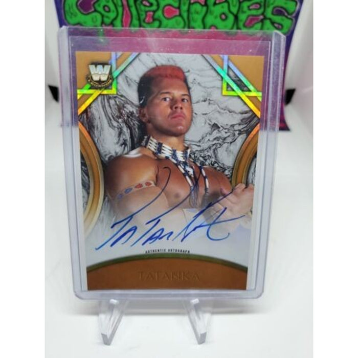 2018 Topps WWE Legends Tatanka Auto #40/99 WWE Autograph Hard Signed Tatonka