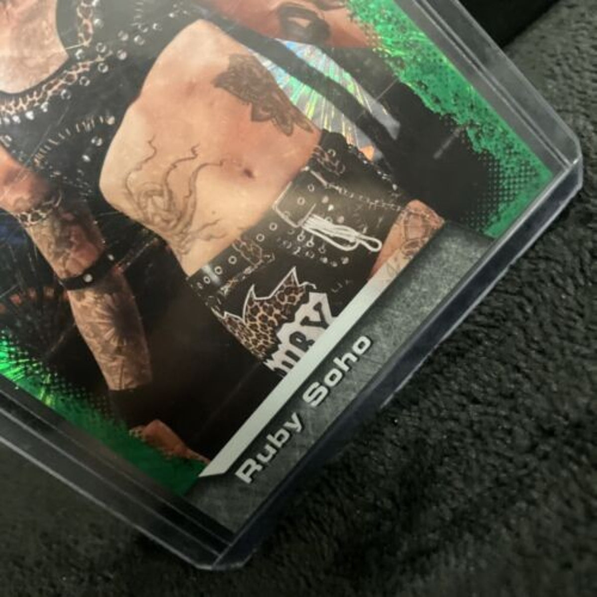 2022 Upper Deck AEW #29 Ruby Soho Green Pyro /399 Pack Fresh New Str8 2 Sleeve