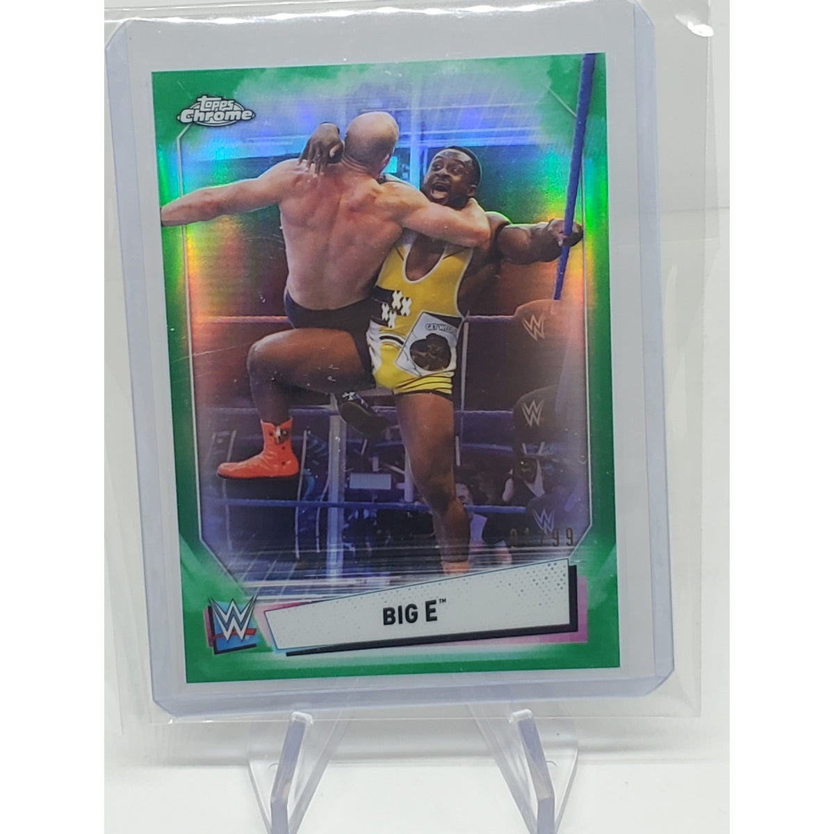 2021 Big E Topps Chrome /99 WWE NO. 51