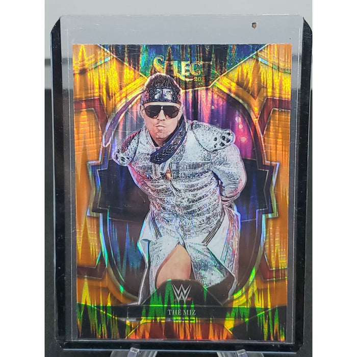 Prizm Orange Flash 2023 Select WWE #70 The Miz