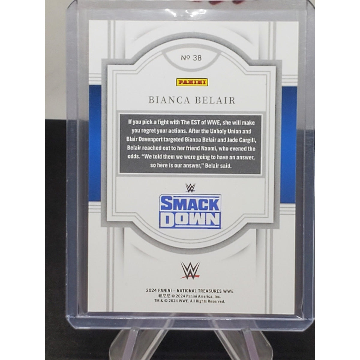 2024 WWE Panini National Treasure - BIANCA BELAIR - #63/75