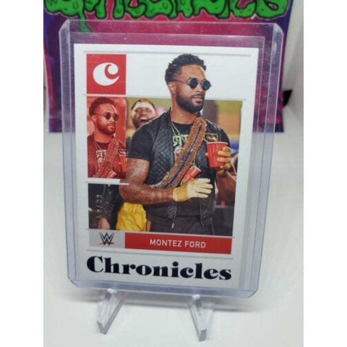 Montez Ford 2022 Panini Chronicles WWE Blue #/99 #16