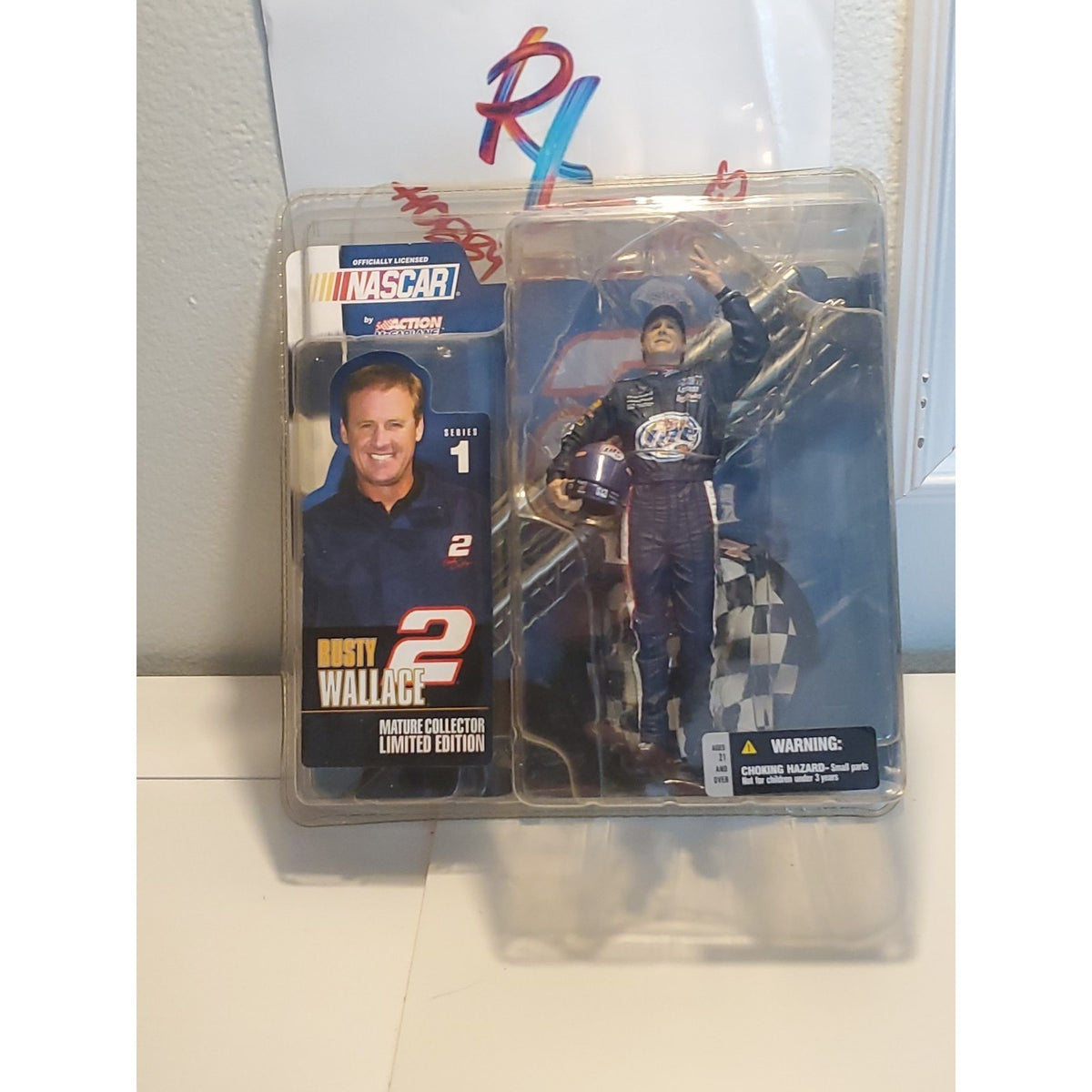 McFarlane NASCAR 1 RUSTY WALLACE #2 Series 1 RUSTY NASCAR UNIFORM 2003