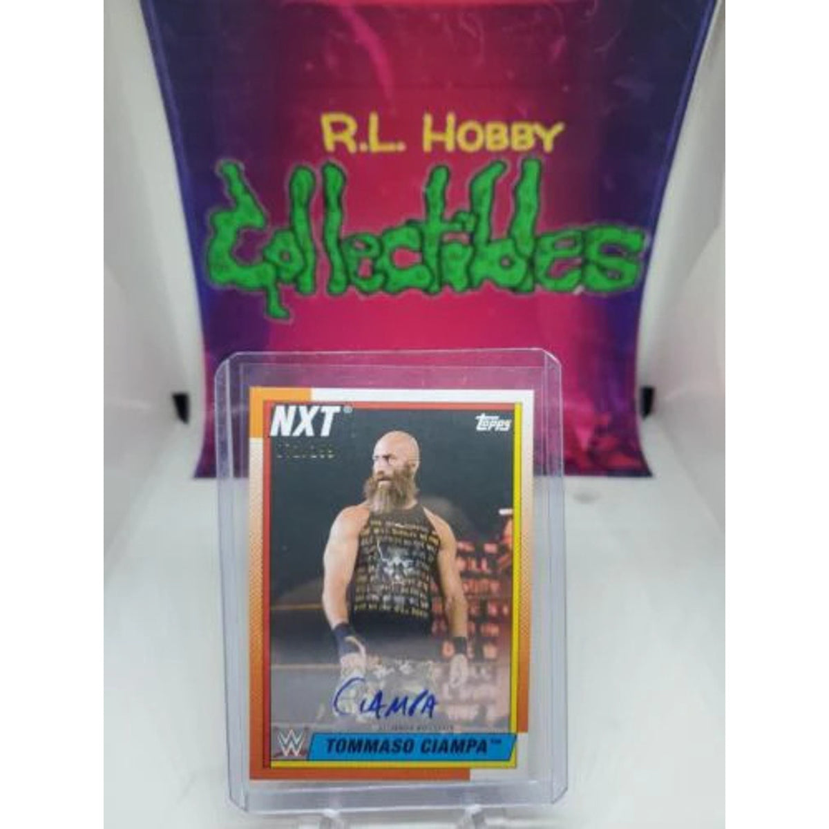 TOMMASO CIAMPA 2021 Topps WWE Heritage AUTO #/199 NXT