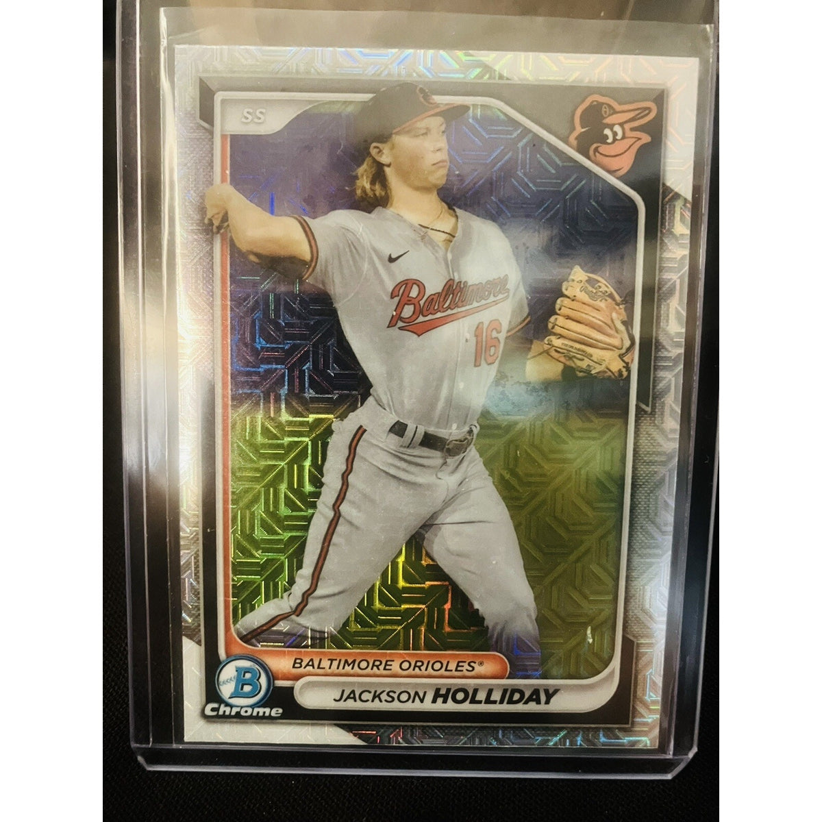2024 Bowman Chrome Mega "Mojo Refractor" Jackson Holliday #BCP-47 Pack Fresh